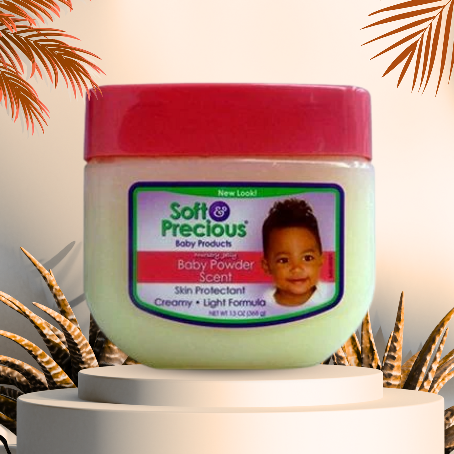 Soft & Precious Baby Petroleum Jelly – Baby Powder Scent, 368g