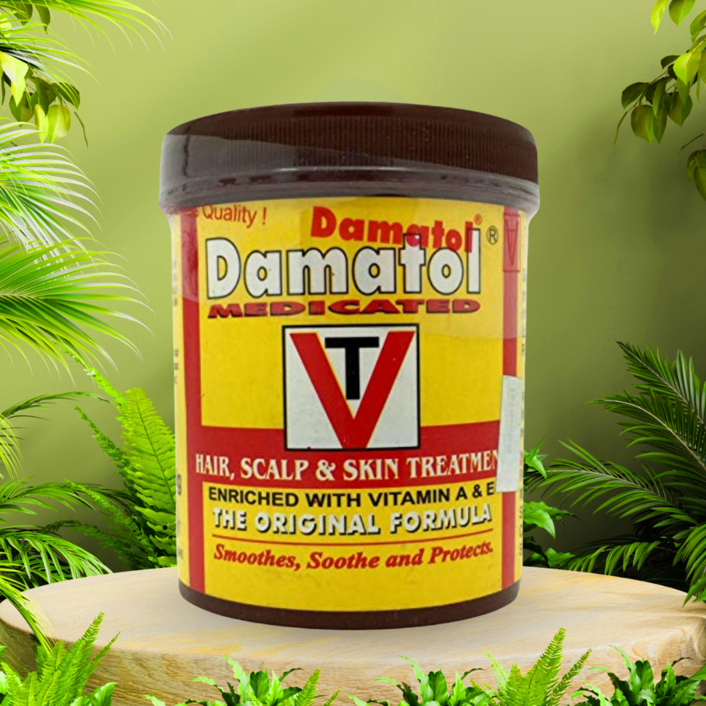 Damatol Medicated Treatment – Hair, Scalp & Skin Relief with Vitamins A & E (Original Formula)