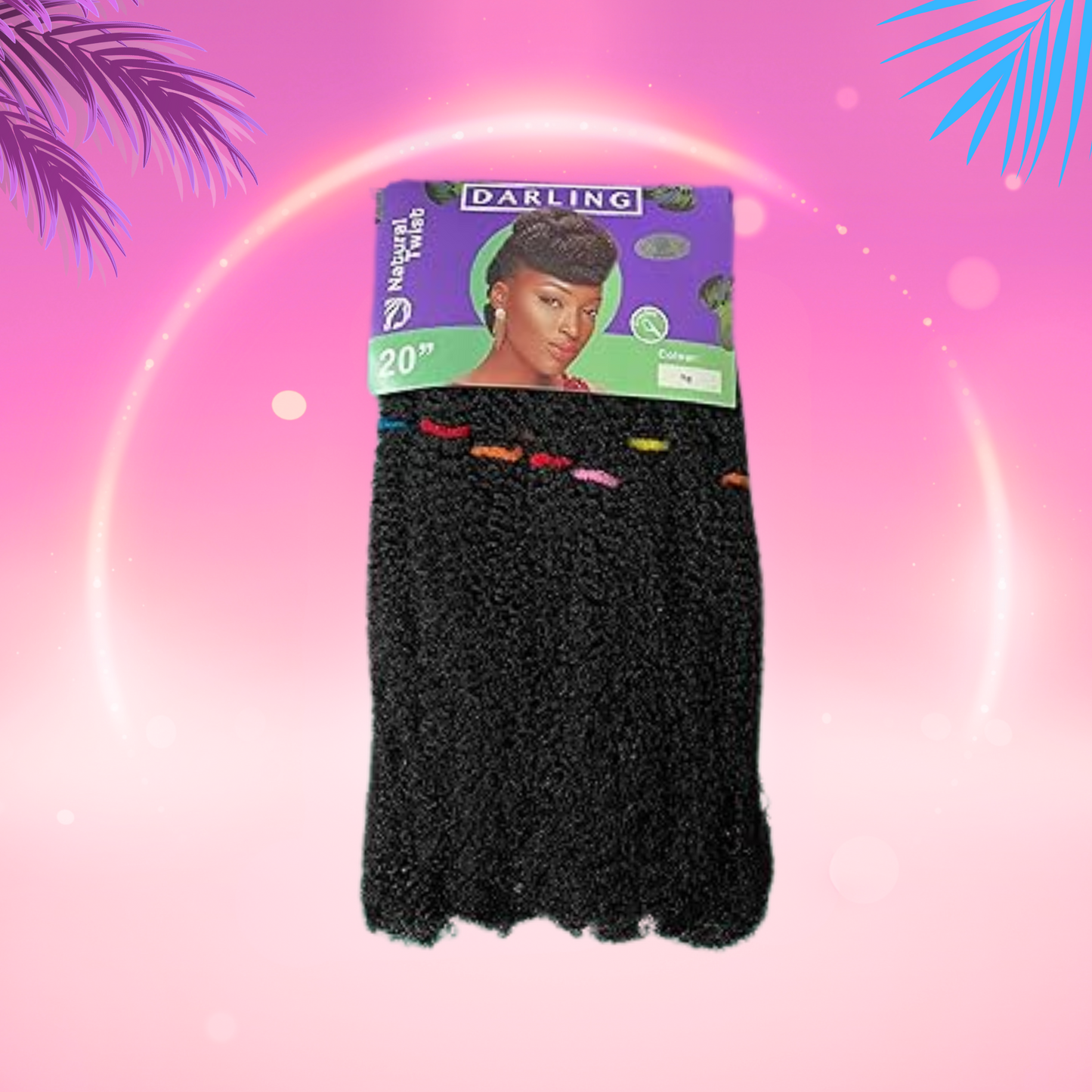 Darling Natural Twist 20" Braiding Hair – Soft, Lightweight, and Easy to Style (Various Colors)