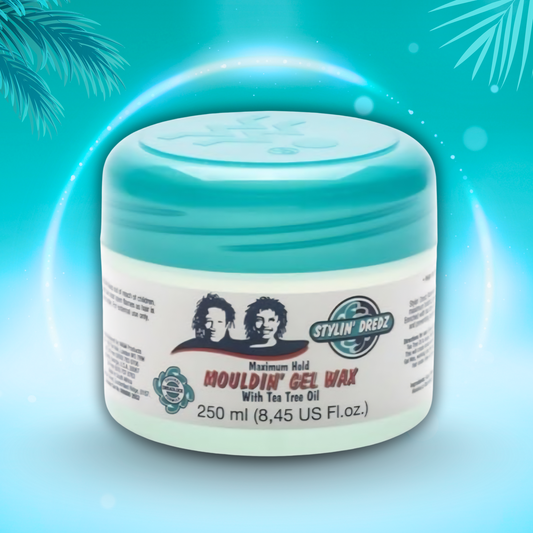 Stylin’ Dredz Mouldin’ Gel Wax – Maximum Hold with Tea Tree Oil (250 ml)