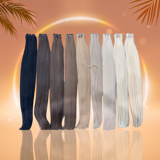 Clip in Hair Extensions – 100% Remy Human Hair 18 Inch