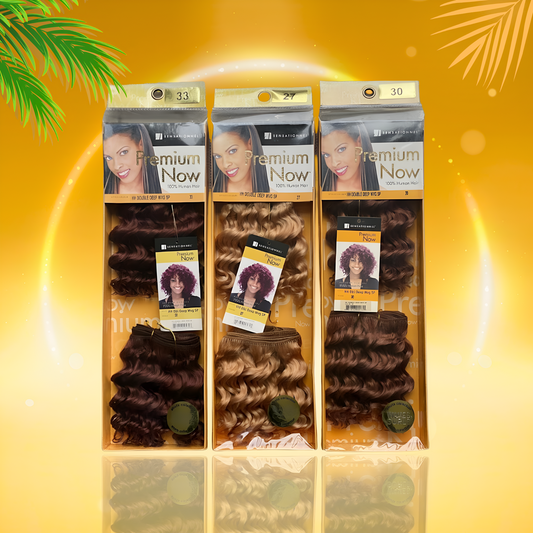 Title:  Sensationnel Premium Now 100% Human Hair Deep Wig SP – Natural Look, Tangle-Free