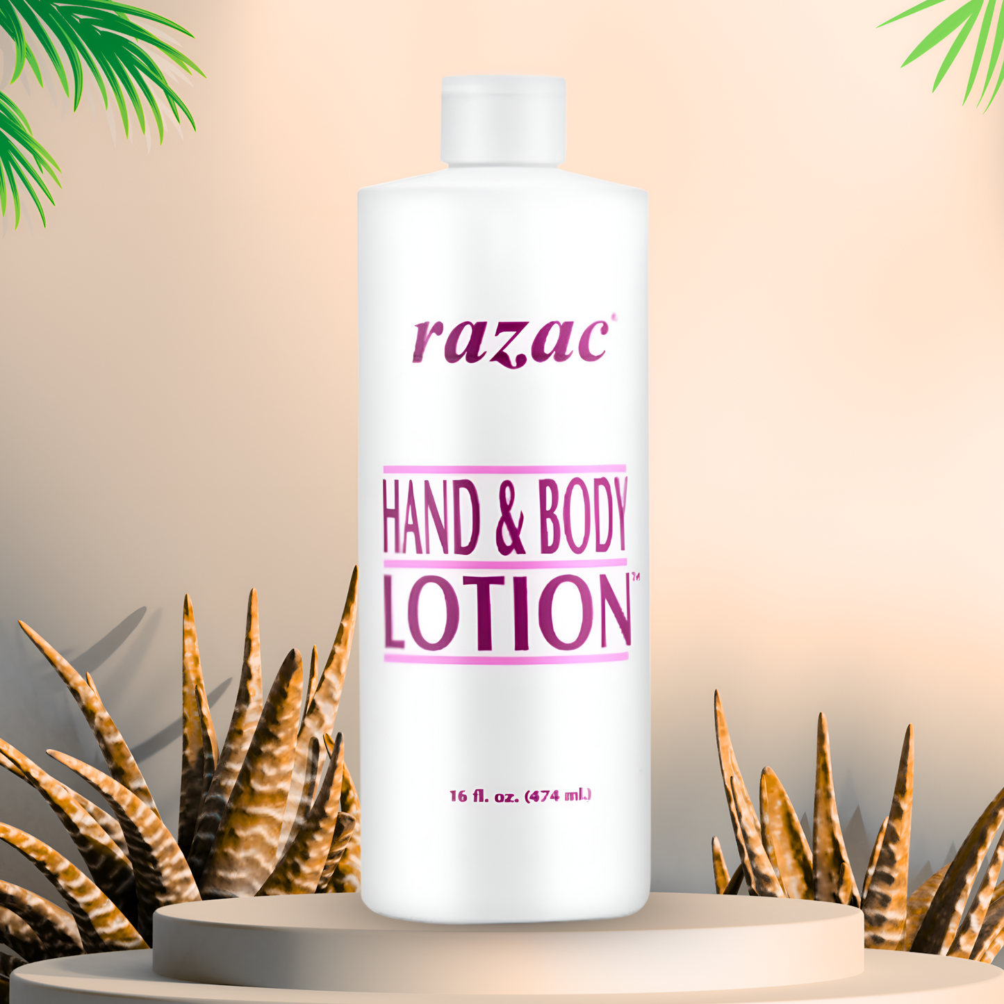 Razac Hand & Body Lotion – 16 fl oz, Moisturizing & Non-Greasy