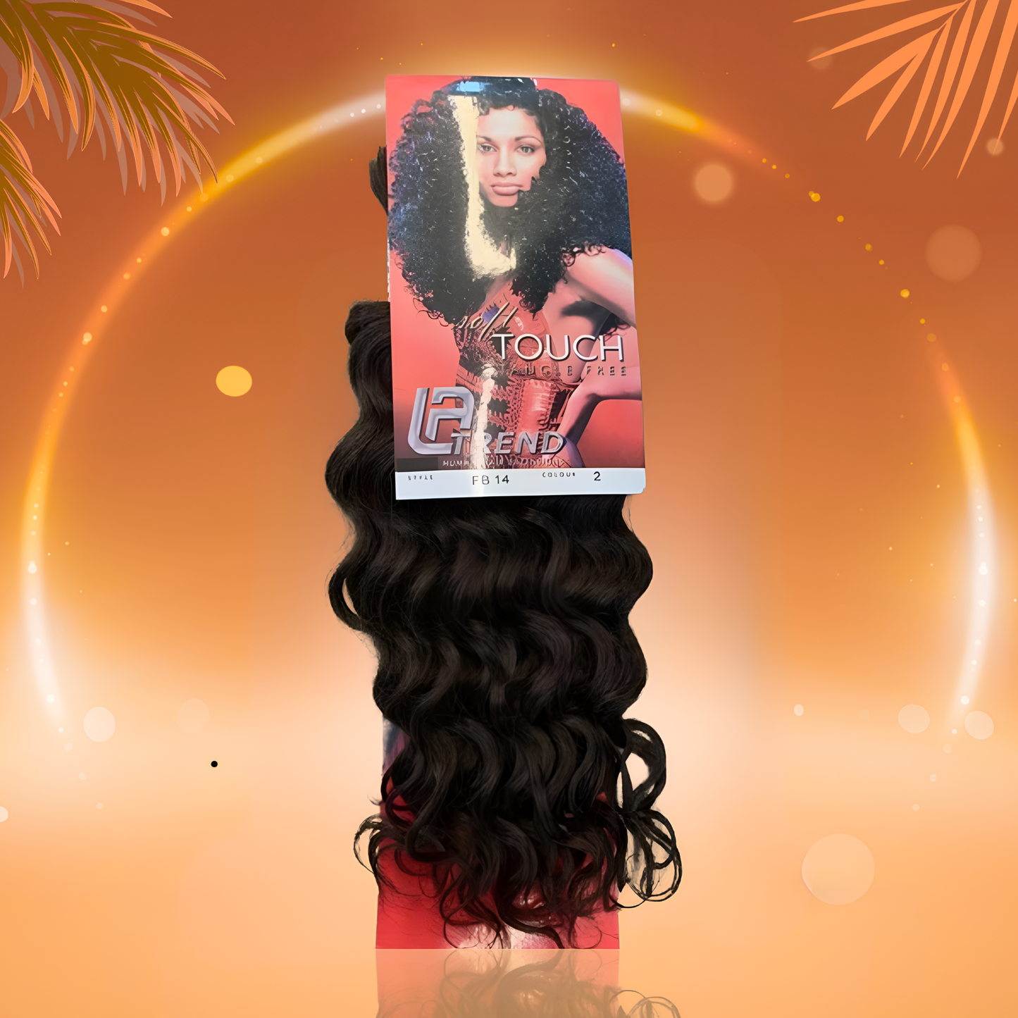LA Trend Soft Touch Human Hair Extension – Natural Deep Wave Style