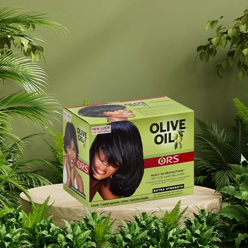 ORS Olive Oil No‑Lye Relaxer – Normal Strength with Built‑In Protection